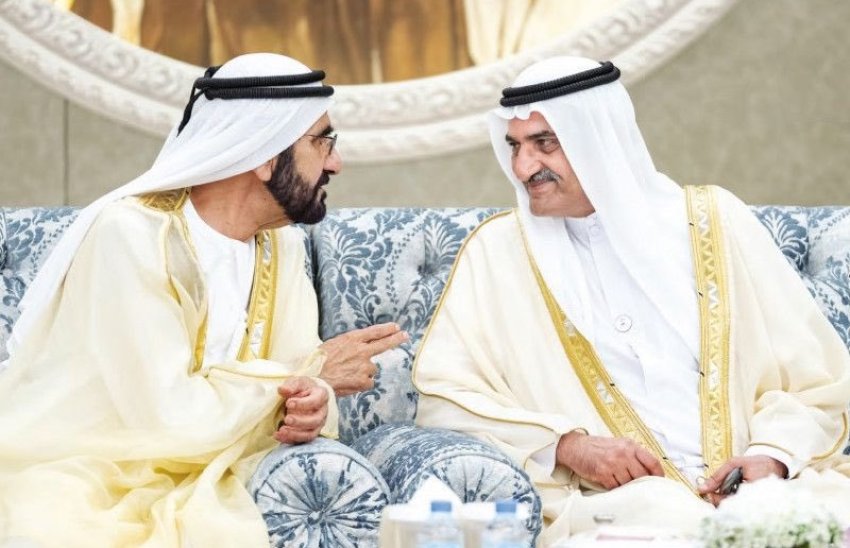 محمد بن راشد يبارك الأخ والصديق حمد بن محمد الشرقي بعد 50 عاماً في خدمة الوطن